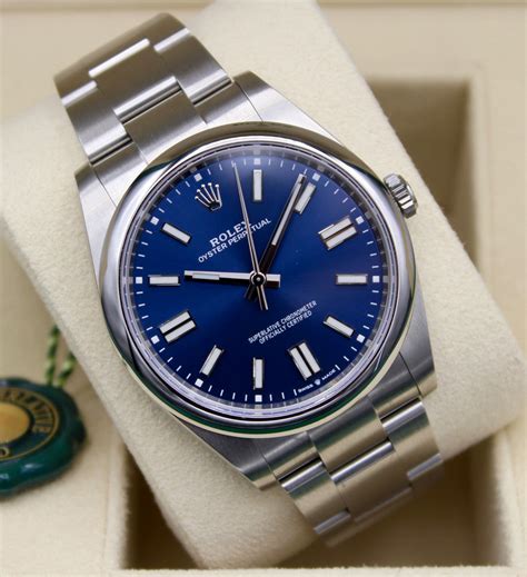 Rolex oyster perpetual blue 41